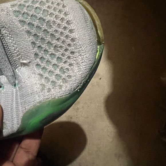 NIKE KOBE X 10 ELITE sz 8 "ELEVATE" WOLF GREY RETRO WHITE flyknit 718763-041. - Picture 10 of 10